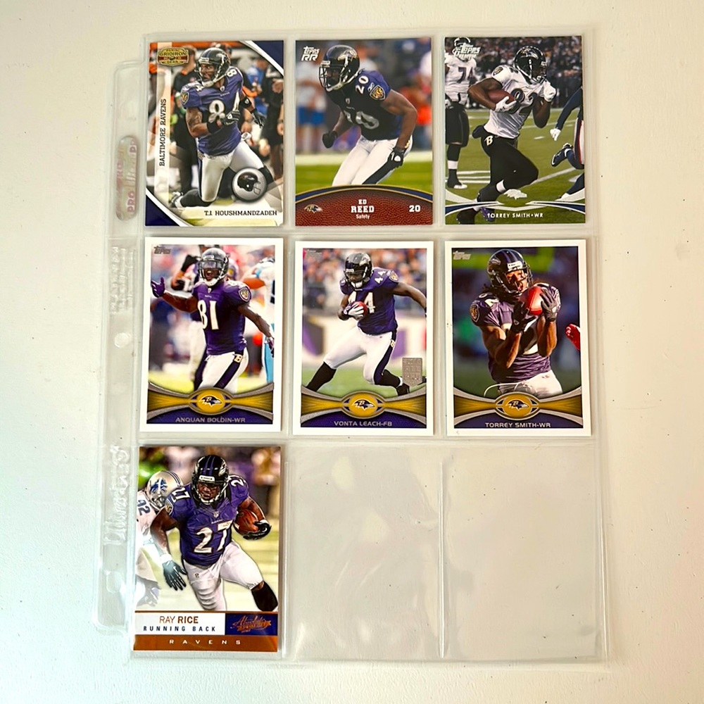 NFL- Baltimore Ravens Trading Cards
